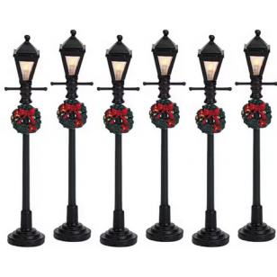 Gas Lantern Street Lamp, Set of 6